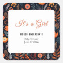 Search for baby girl floral stickers Autumn