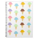 Search for ice cream notebooks Colourful