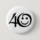 Search for happy 40th birthday badges Cute