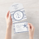 Search for beach reunion invitations Blue