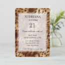 Search for cheetah print birthday invitations Leopard