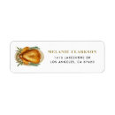 Search for thanksgiving turkey return address labels Watercolor