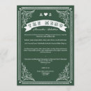 Search for vintage wedding menus Country