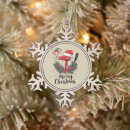 Search for pewter snowflake christmas tree decorations Santa