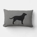 Search for black labrador cushions Silhouette