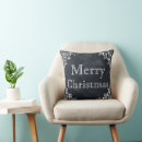 Search for black and white christmas cushions Merry