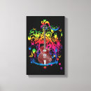 Search for guitar canvas prints Modern