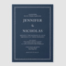 Search for formal navy blue wedding invitations Modern
