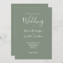 Search for olive wedding invitations Minimalist