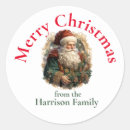 Search for retro santa claus stickers Xmas