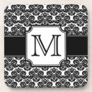 Search for damask coasters Black
