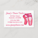 Search for dance studio business cards Ballet
