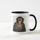 Search for monkey head mugs Front view