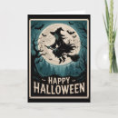 Search for funny witch card halloween halloween cards Vintage