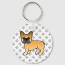 Search for bulldog cartoon key rings Frenchie