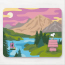 Search for outdoors mousepads Charles shulz