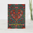Search for art nouveau valentines day cards Red