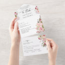 Search for tear off rsvp invitations Watercolor floral