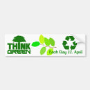 Search for think green bumper stickers Environment
