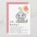 Search for pink elephant invitations Modern