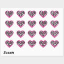 Search for animal print hearts stickers Leopard