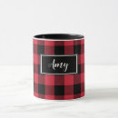 Search for buffalo check plaid mugs Red