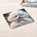 Search for poodle coasters White