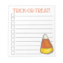 Search for halloween notepads Trick or treat