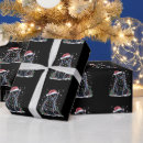 Search for black santa christmas wrapping paper Festive