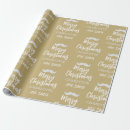Search for gold santa wrapping paper Children