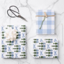Search for blue trees gift wrap Chic