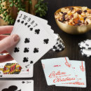 Search for santa claus playing cards Red