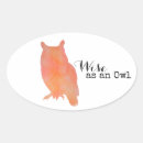 Search for orange owl stickers Forest