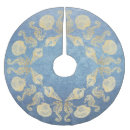 Search for blue and gold tree skirts Elegant