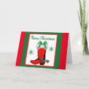 Search for boots christmas cards Cowboy