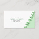 Search for eucalyptus business cards Elegant