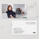 Search for entrepreneur business cards Simple