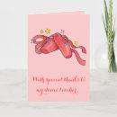 Search for dance teacher thank you cards Ballet