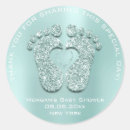 Search for baby feet stickers Glitter