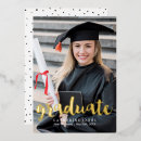 Search for gold foil graduation invitations University