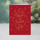 Search for red gold stars christmas cards Foil