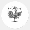 Search for funny rooster stickers F caw f