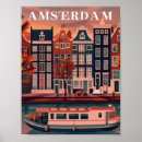 Search for amsterdam vintage travel posters Illustration