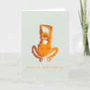 Search for primates cards Orangutan