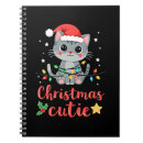 Search for christmas notebooks Cat