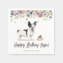 Search for french bulldog napkins Birthday