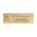Search for astrology return address labels Zodiac