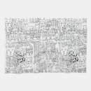 Search for black and white pattern tea towels Dogs