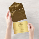Search for gold and brown wedding invitations Formal