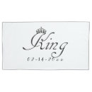 Search for crown pillowcases King